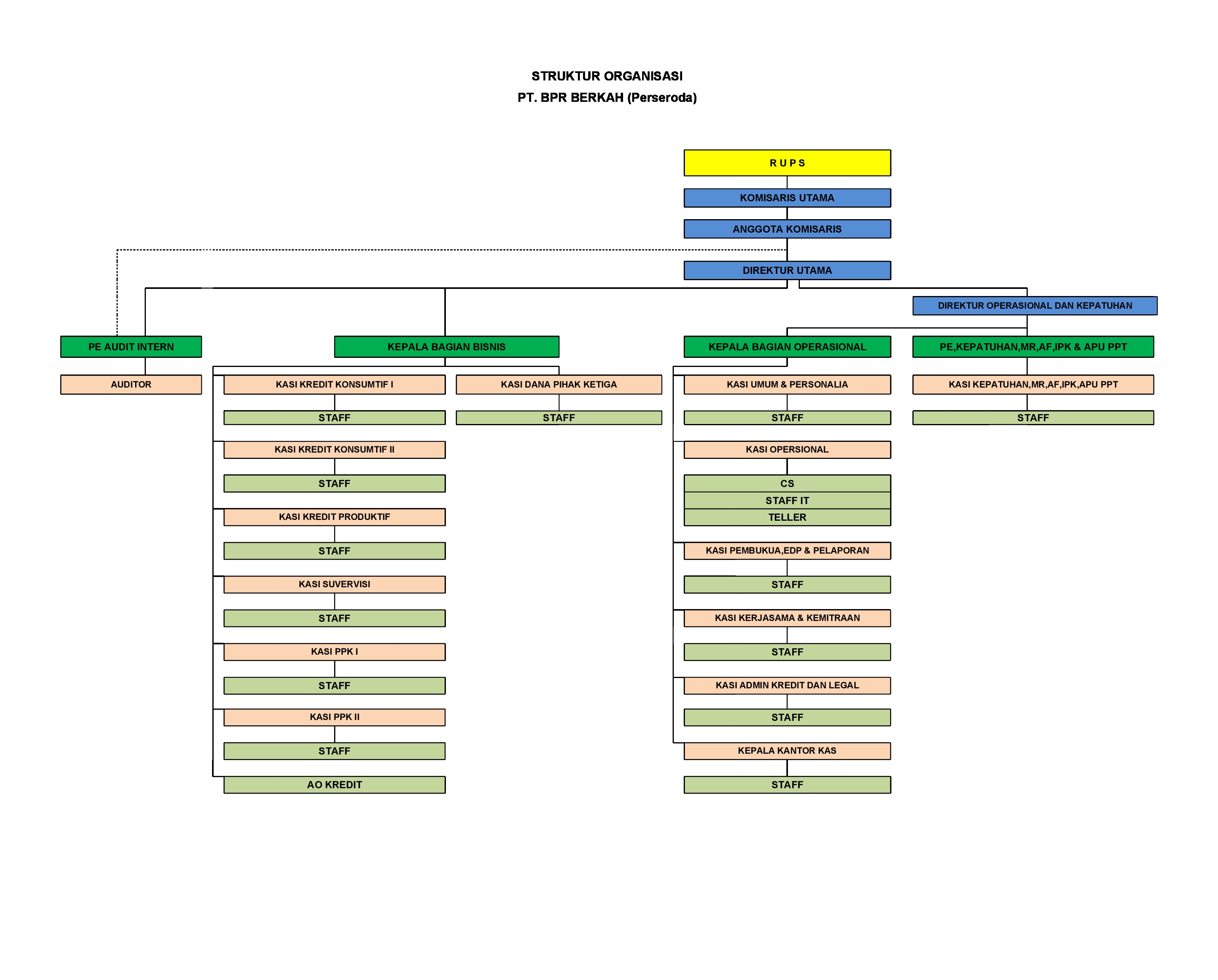 Struktur Organisasi BPR